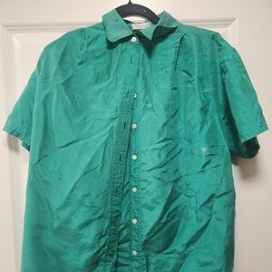 Nina Teal Short Sleeve Men's Shirt